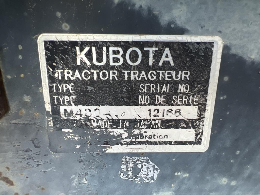 2007 Kubota M4800 Tractor