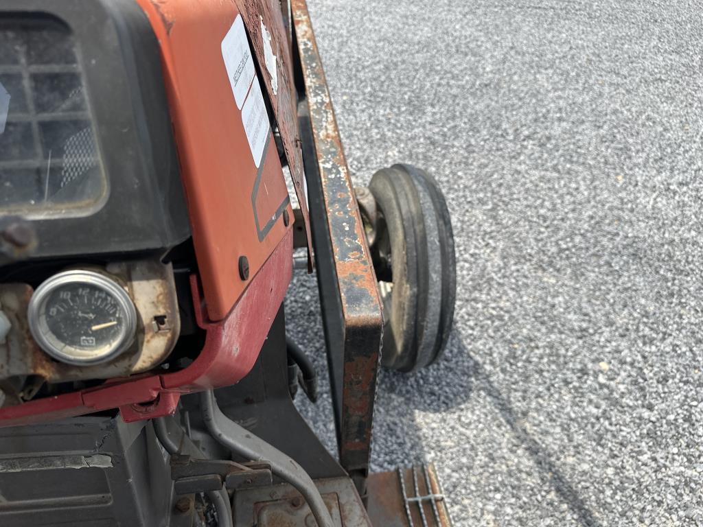 Massey Furfuson 383 Tractor and Rotary Cutter