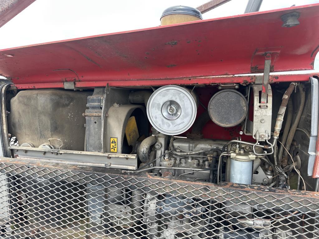 Massey Furfuson 383 Tractor and Rotary Cutter