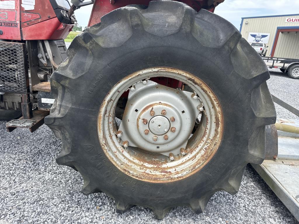 Massey Furfuson 383 Tractor and Rotary Cutter