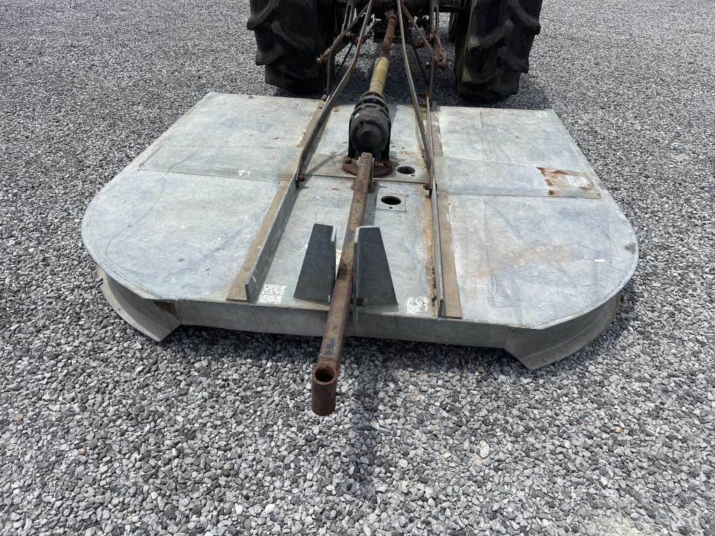 Massey Furfuson 383 Tractor and Rotary Cutter