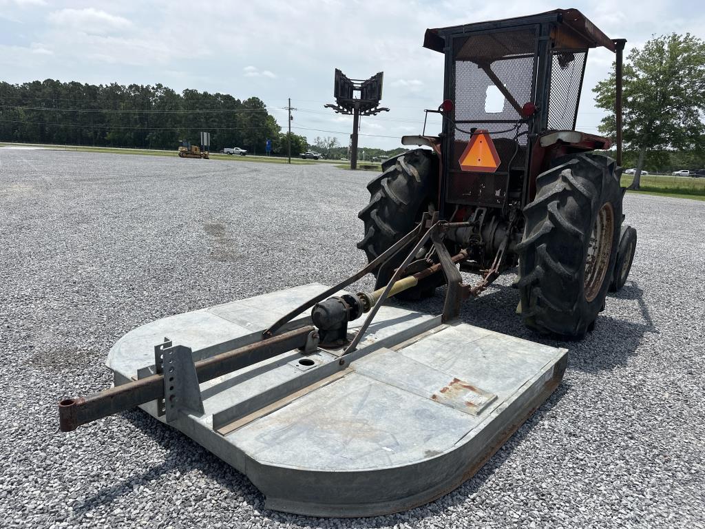 Massey Furfuson 383 Tractor and Rotary Cutter