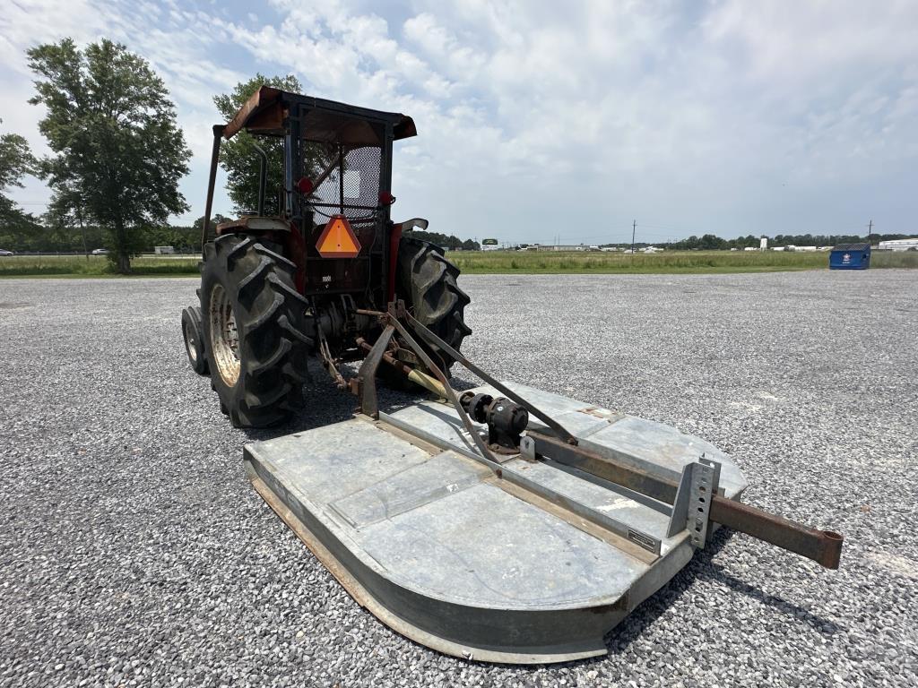 Massey Furfuson 383 Tractor and Rotary Cutter