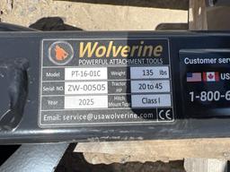 2025 Wolverine PT-16-01C 3-Point Quick Hitch