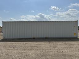 2025 40 ft. High Cube Shipping Container
