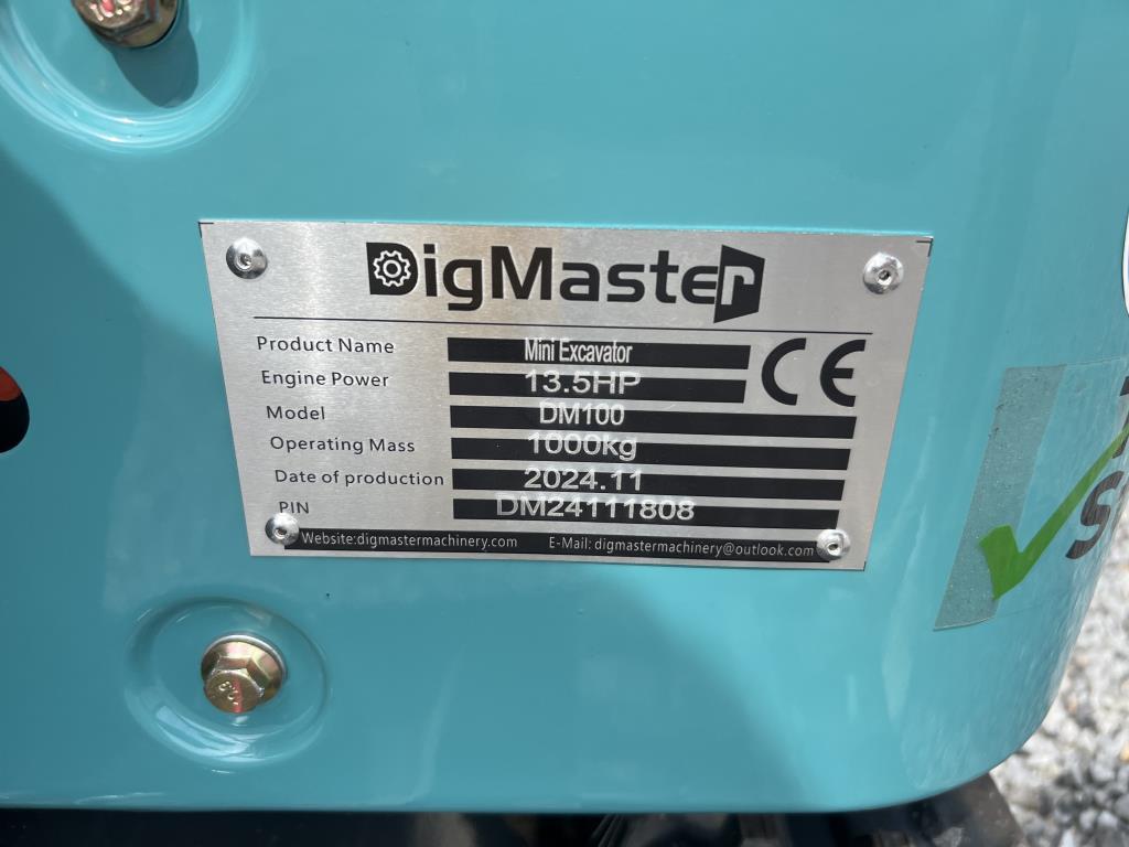 2025 Dig Master DM100 UNUSED Mini Excavator