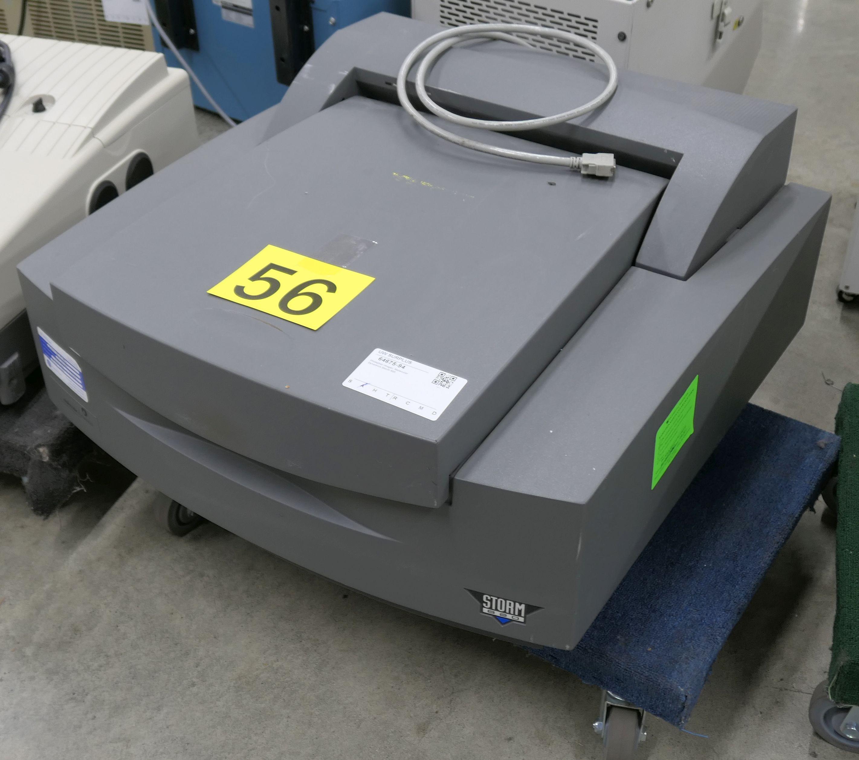 Phosphor Imager: Molecular Dynamics Storm 820, Item on Dolly