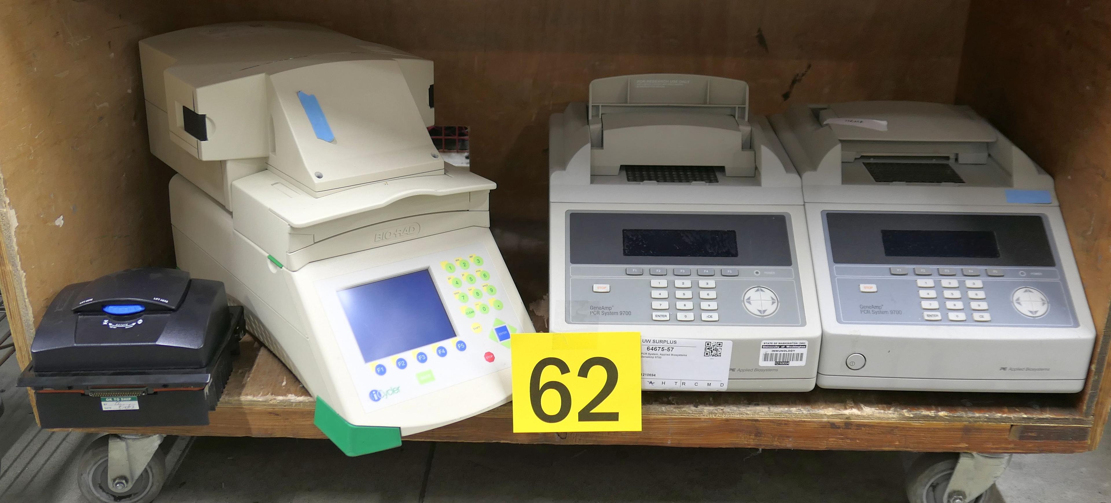 Thermal Cyclers, Items on Shelf