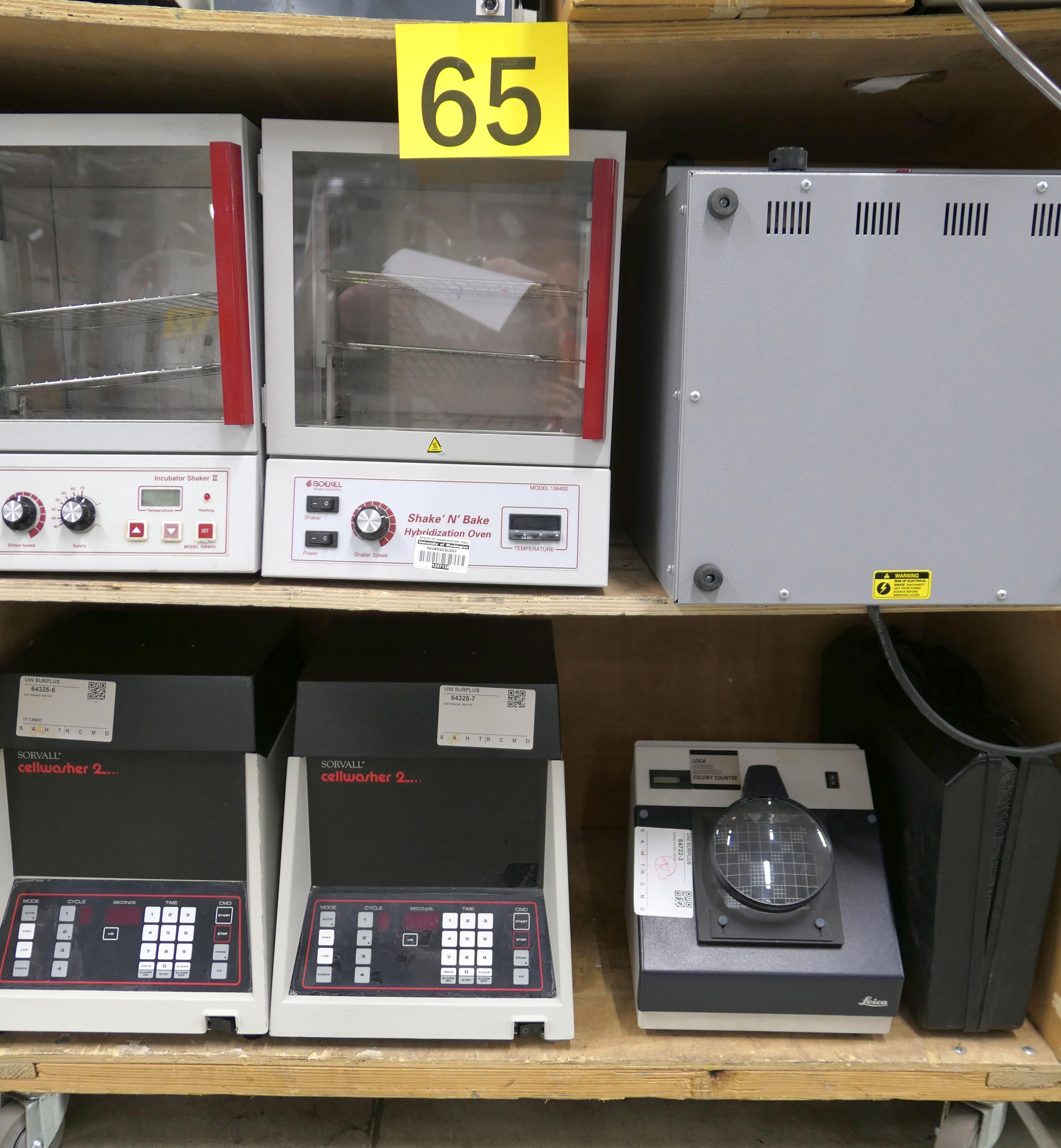 Misc. Lab Equipment: Items on Cart (Group A)