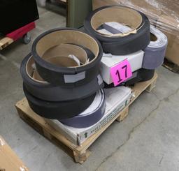 Rubber Wall Base, Items on Pallet