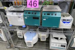 Centrifuges: Thermo, Beckman, Sorvall, & Others, Items on Cart
