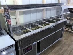 Vollrath Self Contained 5 bay non working table (no refrigeration and no electric)