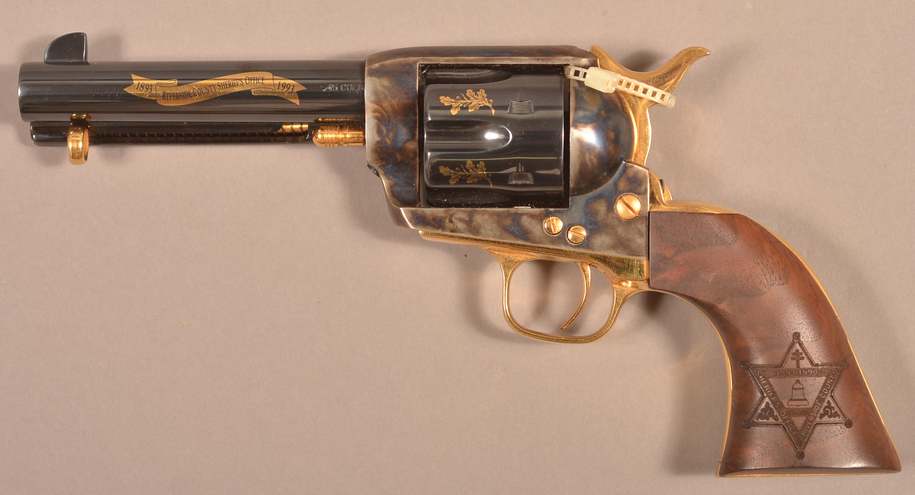 A.S.M .45 Riverside Co. Sheriffs Office revolver