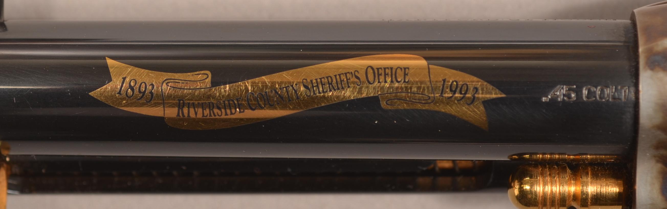 A.S.M .45 Riverside Co. Sheriffs Office revolver