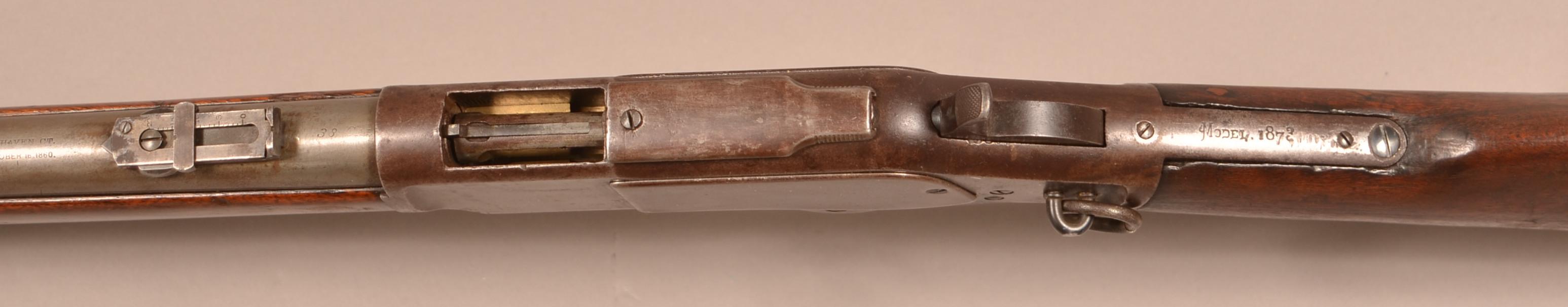 Winchester model 1873 saddle ring carbine 38-40 lever action rifle