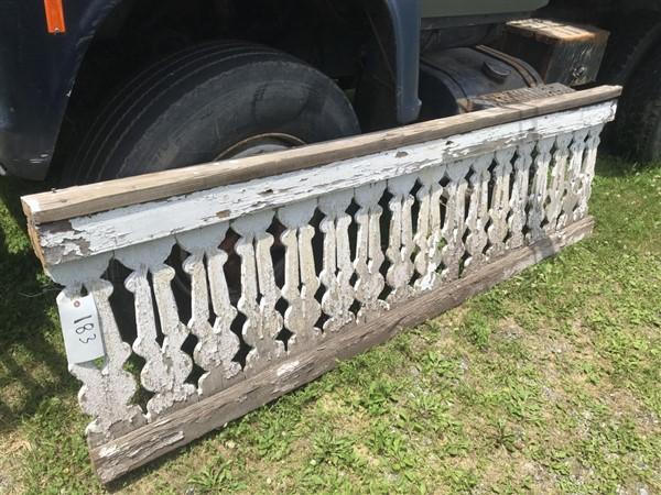 Late Victorian Porch/balcony w/cut-out Balusters