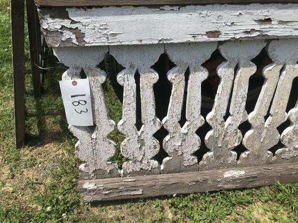 Late Victorian Porch/balcony w/cut-out Balusters