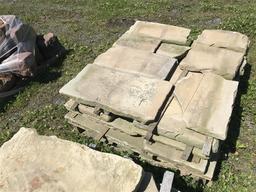 19th Cent. Shale Square/rectangle paving stones