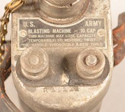 U.S Army Blasting Cap Machine