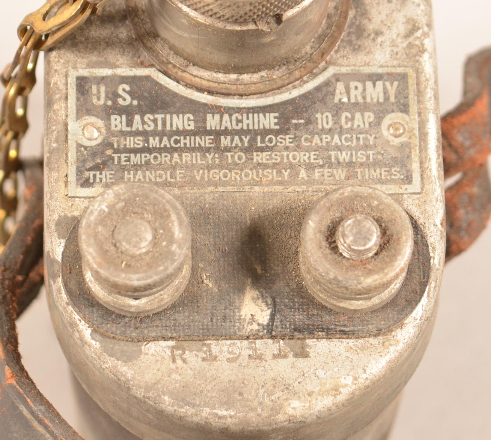 U.S Army Blasting Cap Machine