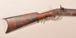 Signed Leman .44 cal. Full Stock Kentucky Rifle