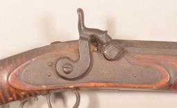 Signed Leman .44 cal. Full Stock Kentucky Rifle