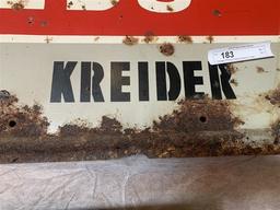 Hexagon Pioneer Seed Pressed Tin Sign
