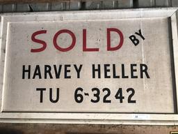 Harvey Heller "Sold" Trade Sign