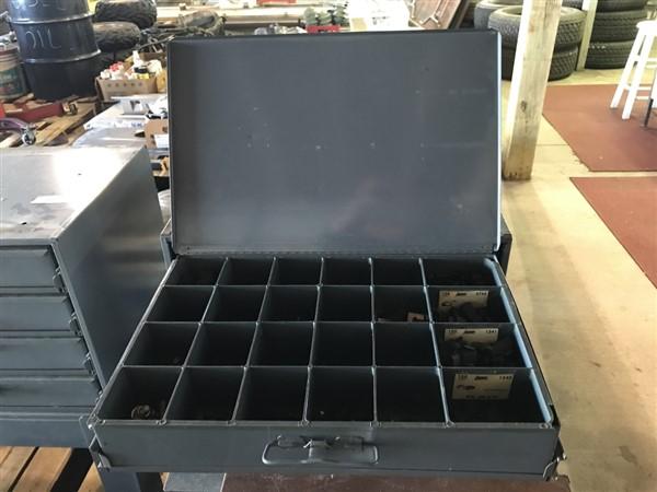 4 Drawer Stackable Hardware Box on Legs