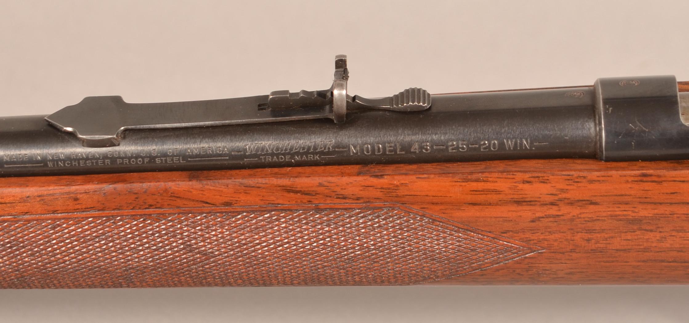 Winchester Deluxe mod 43 25-20 Rifle
