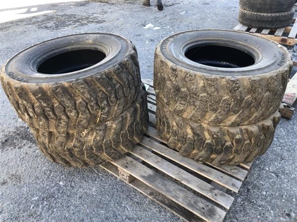 (4) Titan Skid Loader Tires
