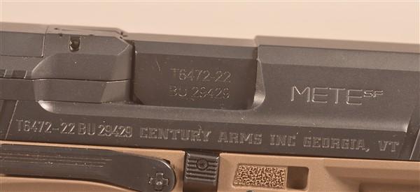 Canik Mete SFX 9mm Handgun