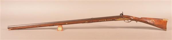 Unsigned .58 cal. Full-Stock Kentucky Rifle
