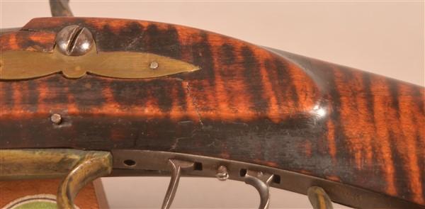 Unsigned .36 cal. Half-Stock Kentucky Rifle