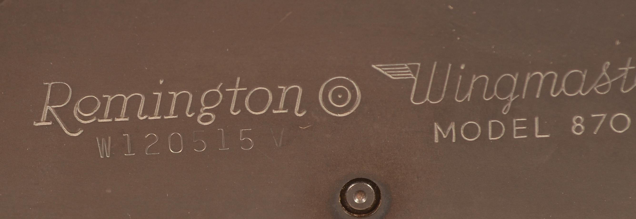 Remington mod. 870 12ga. Shotgun