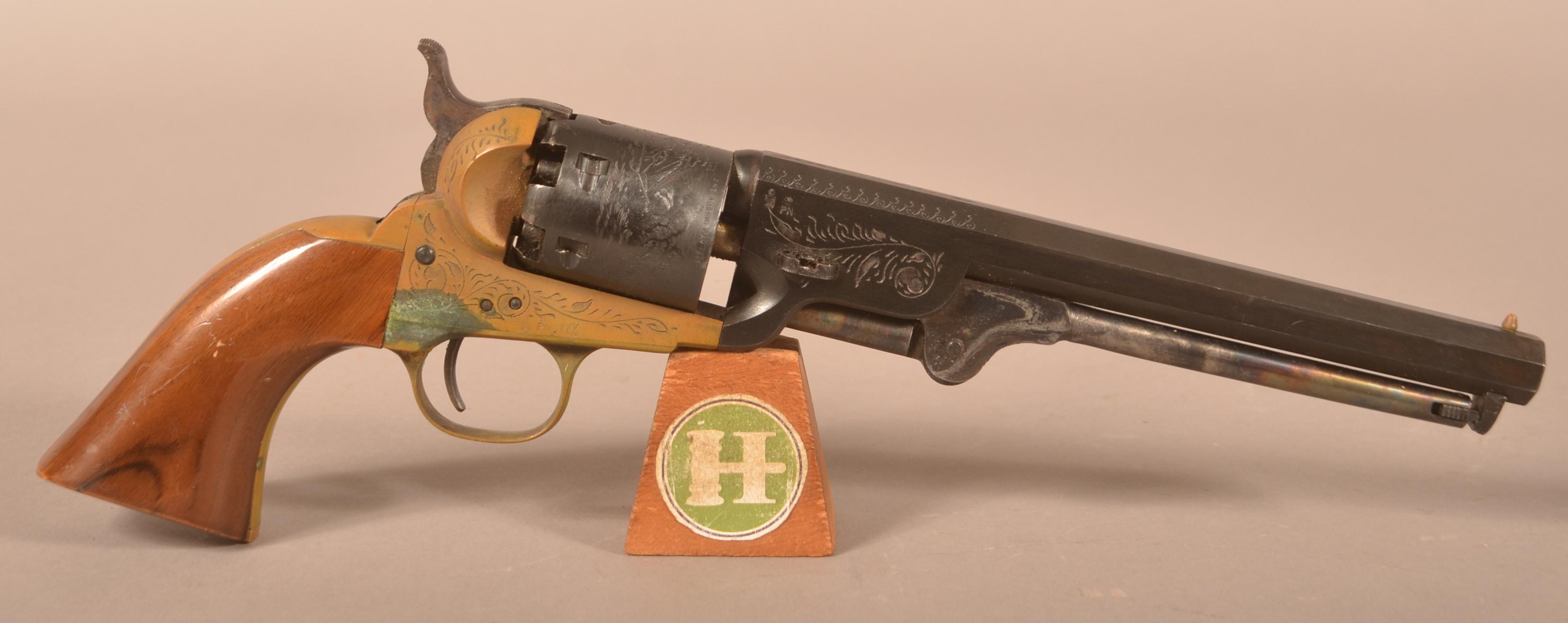 F.I.E. .36 cal. mod. 1851 Naval Percussion Revolver.