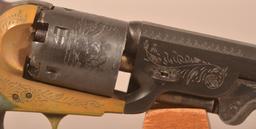 F.I.E. .36 cal. mod. 1851 Naval Percussion Revolver.