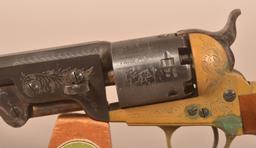 F.I.E. .36 cal. mod. 1851 Naval Percussion Revolver.
