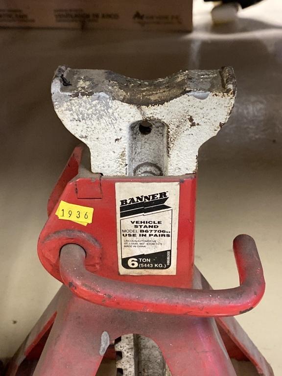 Pair of Banner 6-Ton Jack Stands