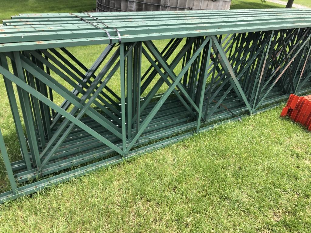 Section of Commercial Grade Pallet Racking