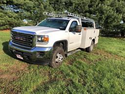 2016 GMC 3500 Dually Utility Truck
