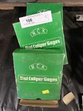 (3) Dial Caliper Gauges