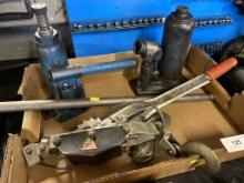 (2) Bottle Jacks & a Come-Along