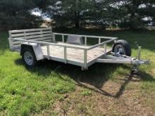 10 Ft. Aluminum Flatbed Trailer