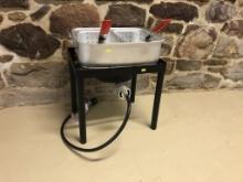 LP Aluminum Deep Fryer with Regulator
