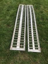 (2) 8 Ft. Aluminum Ramps