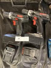 (2) Drill Master Drills