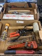 (2) Trays of Various Hand Tools