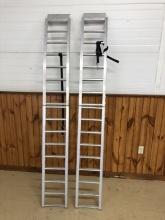 (2) 7-1/2 Ft. Aluminum Folding Ramps