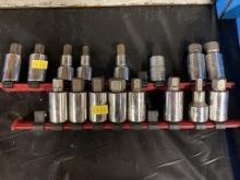 (2) Husky 3/8" & 1/4" Hex Key Socket Sets